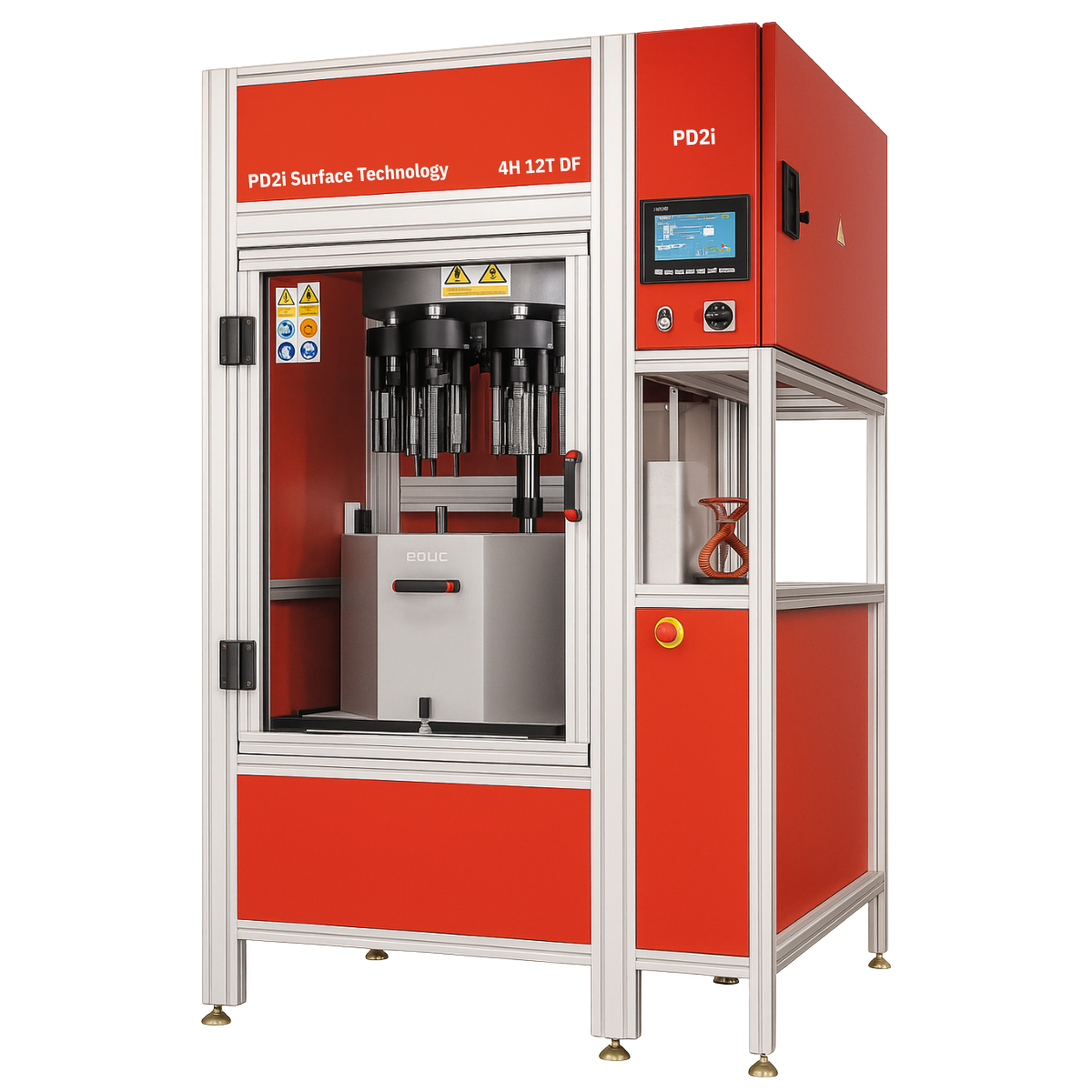 Stream & Drag Finish Machine
